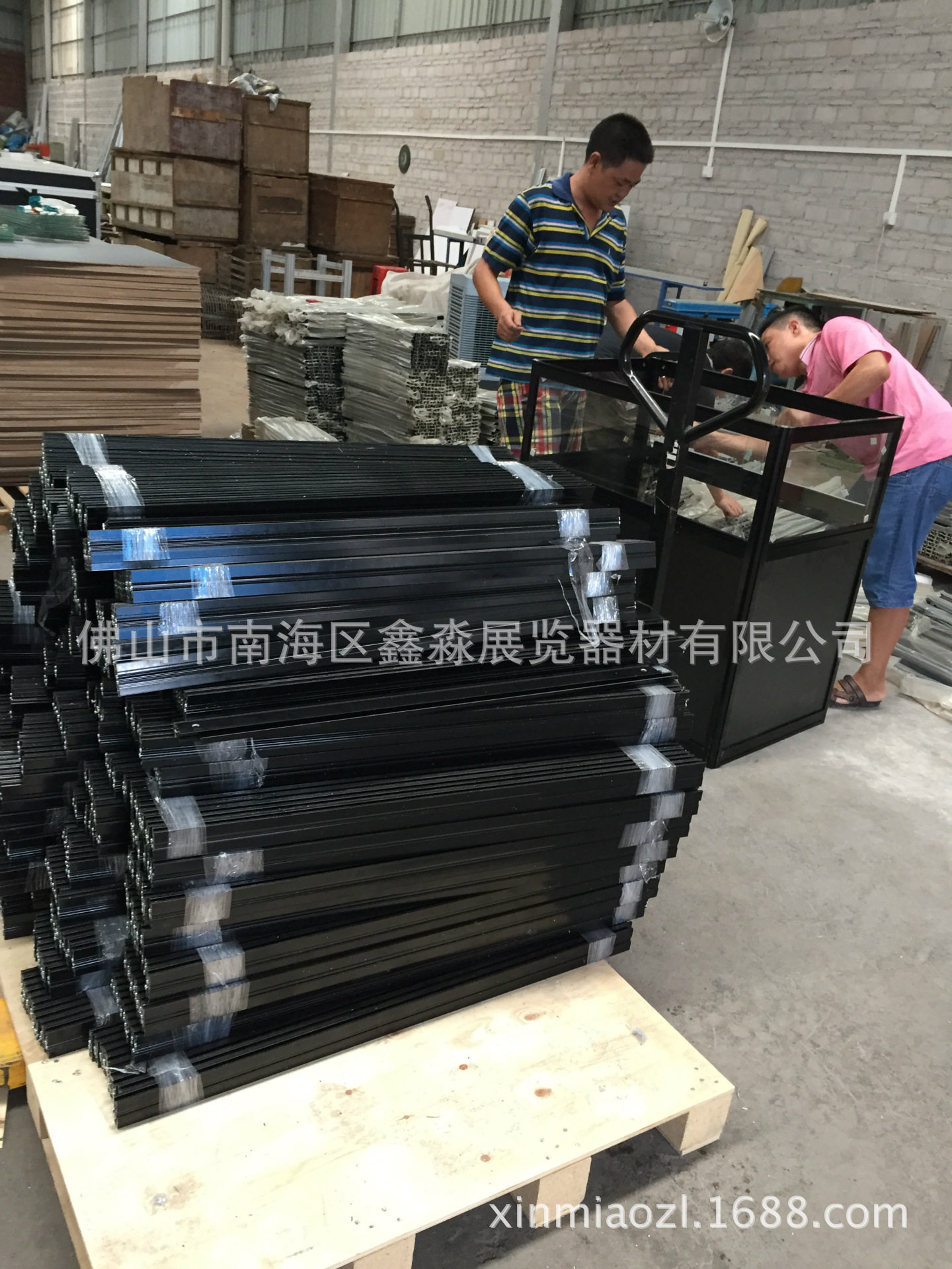 新款简易含安装成套展览展示折叠柜珠宝贵重物品展示桌展会标摊