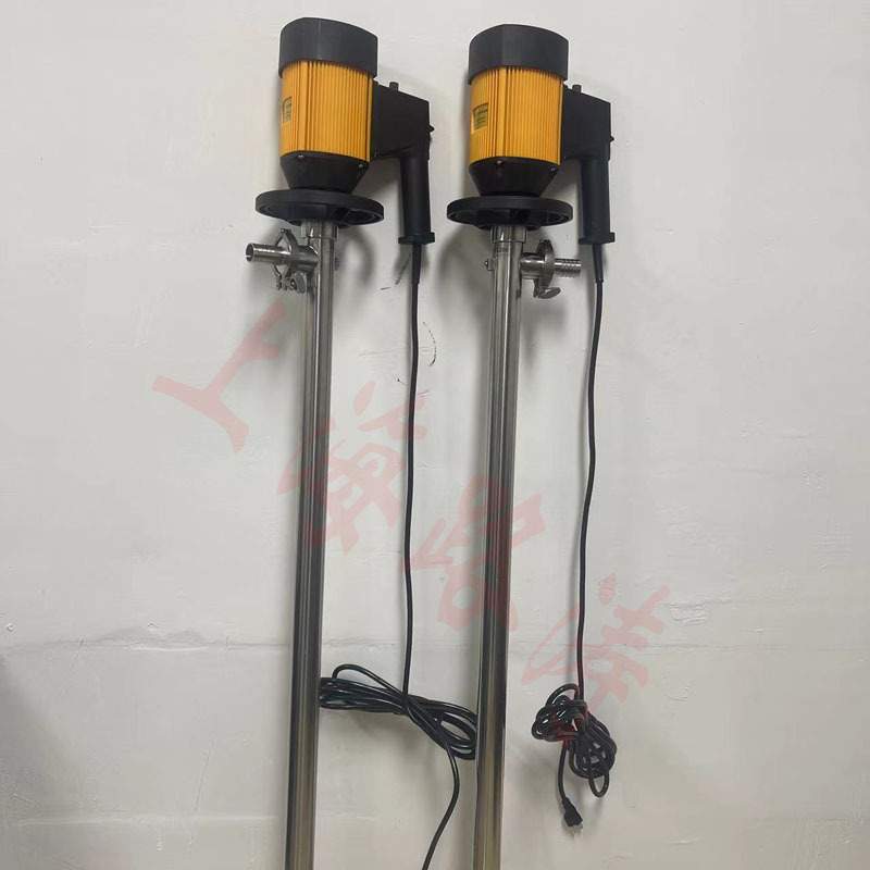 供应HD-E2+V+SS316L-1200手提式插桶泵耐腐蚀电动抽液泵化工桶泵