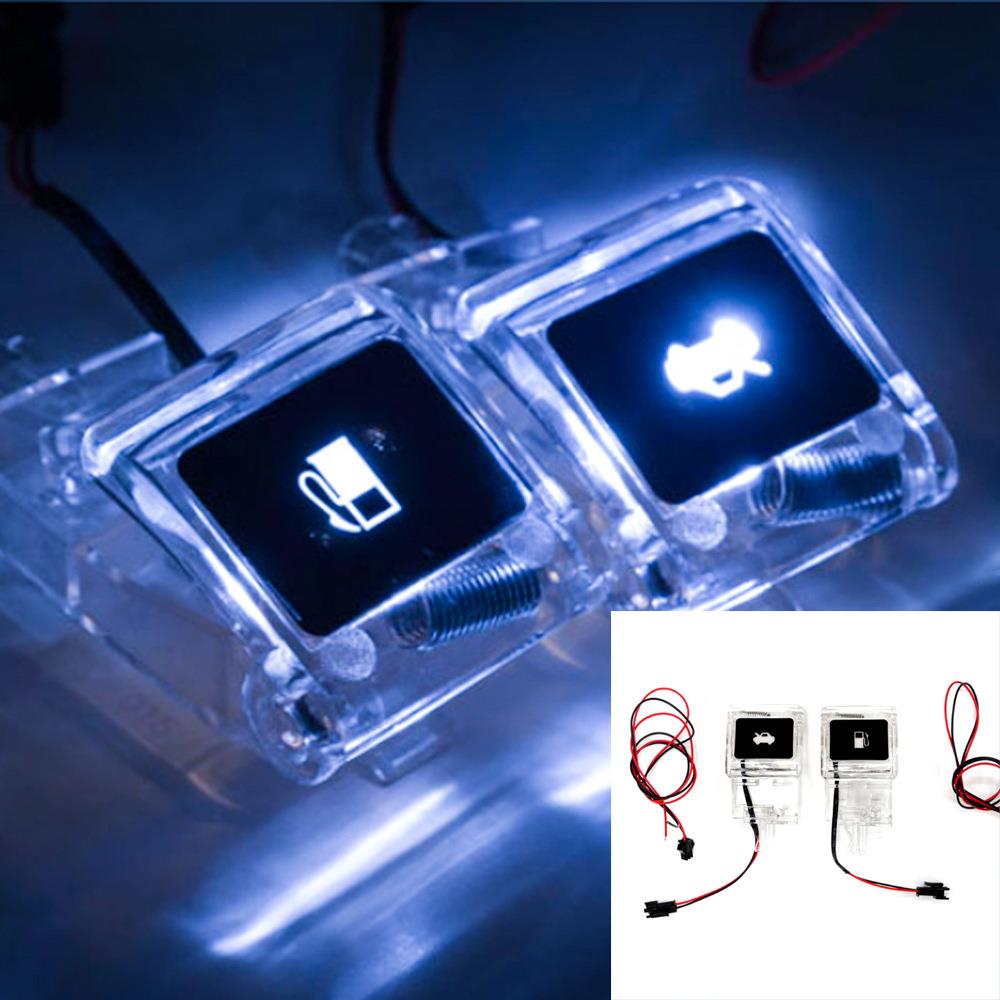 加油&引擎盖EL指示灯LED白色蓝色