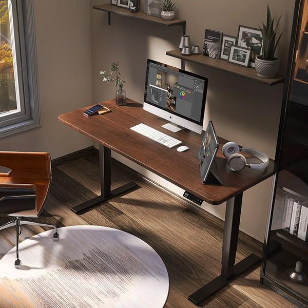 智能电动升降桌人体工学办公家用电脑桌站立式升降桌架桌腿