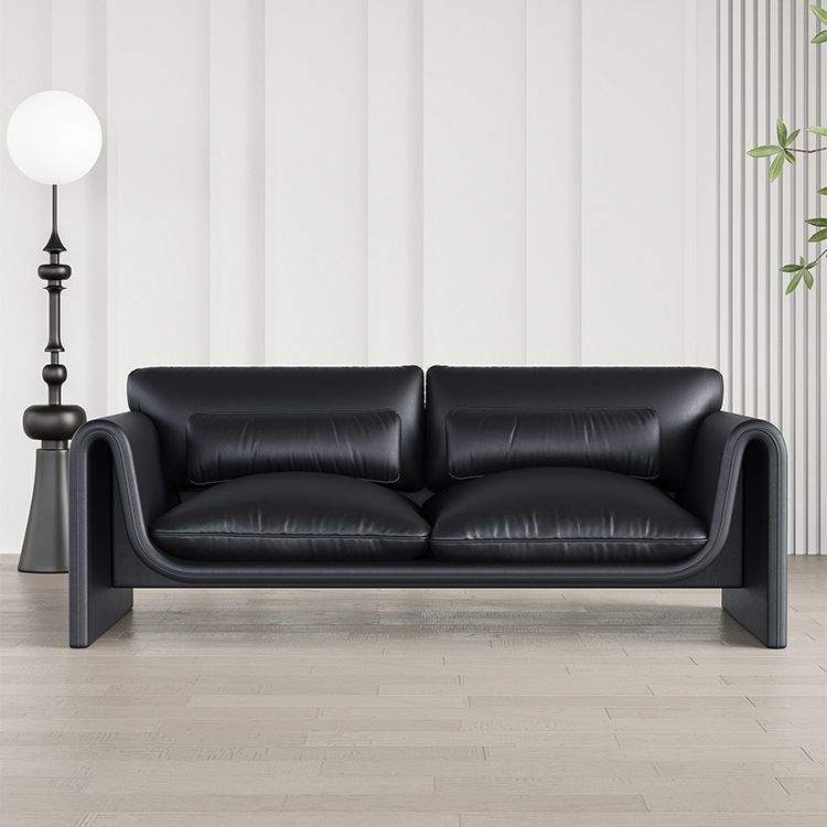 意式简约双人沙发办公室服装店商务会客沙发家用螃蟹椅沙发设计师