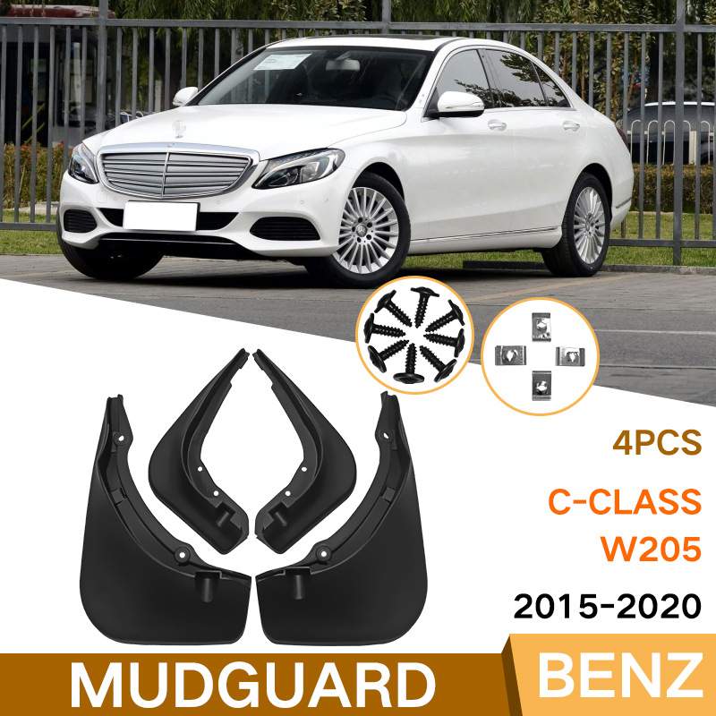 适用于奔驰C级C-Class Sport W204 2020 15 11 08 2007外贸挡泥板