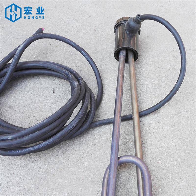 电镀槽钛合金电热管防腐蚀耐酸碱电加热管220V3KW