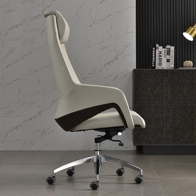 格创深圳办公家具厂办公老板椅意式轻奢真皮电脑椅舒适久坐办公椅