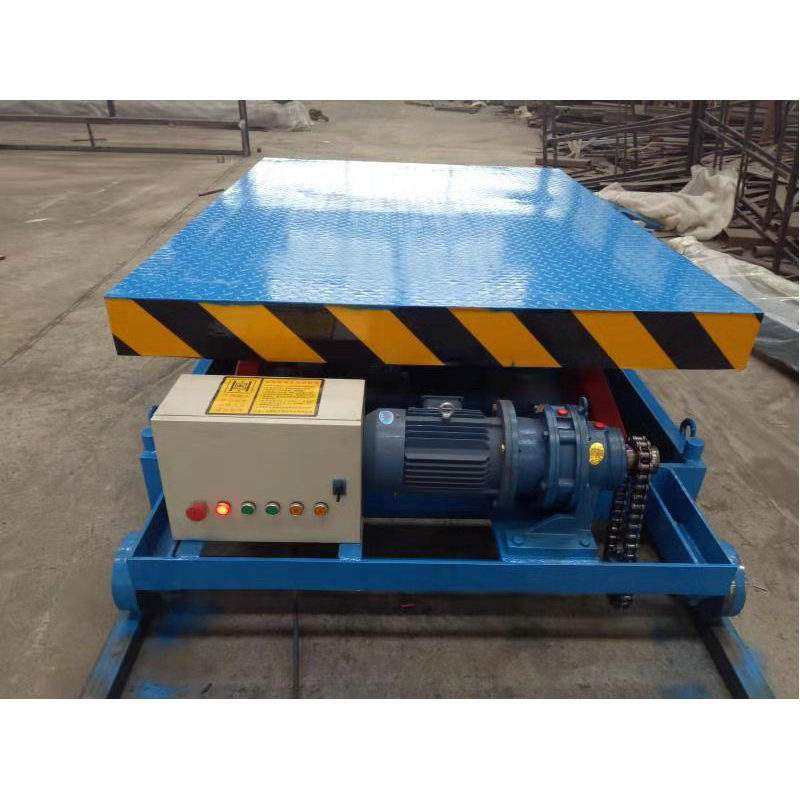 轨道行走移动式液压升降平台 移动电动升降平台 滚动液压升高平台