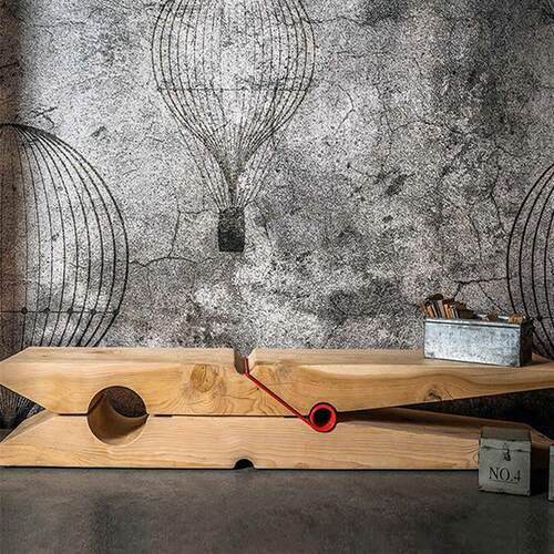 换鞋个性条凳凳子创意休息实木凳艺术设计师长民宿服装店商场原木