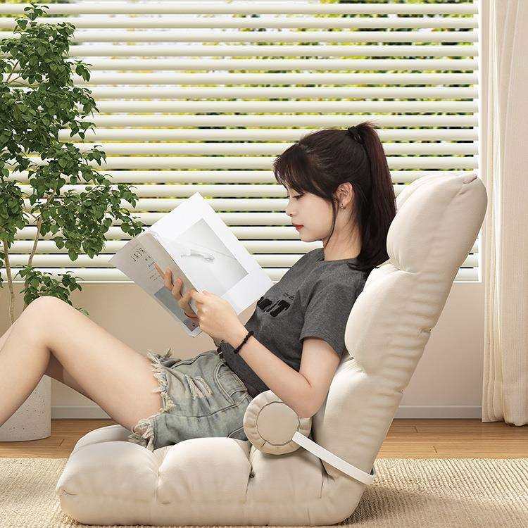 懒人沙发学生宿舍床上靠背椅飘窗榻榻米单人小沙发可睡可躺椅坐垫