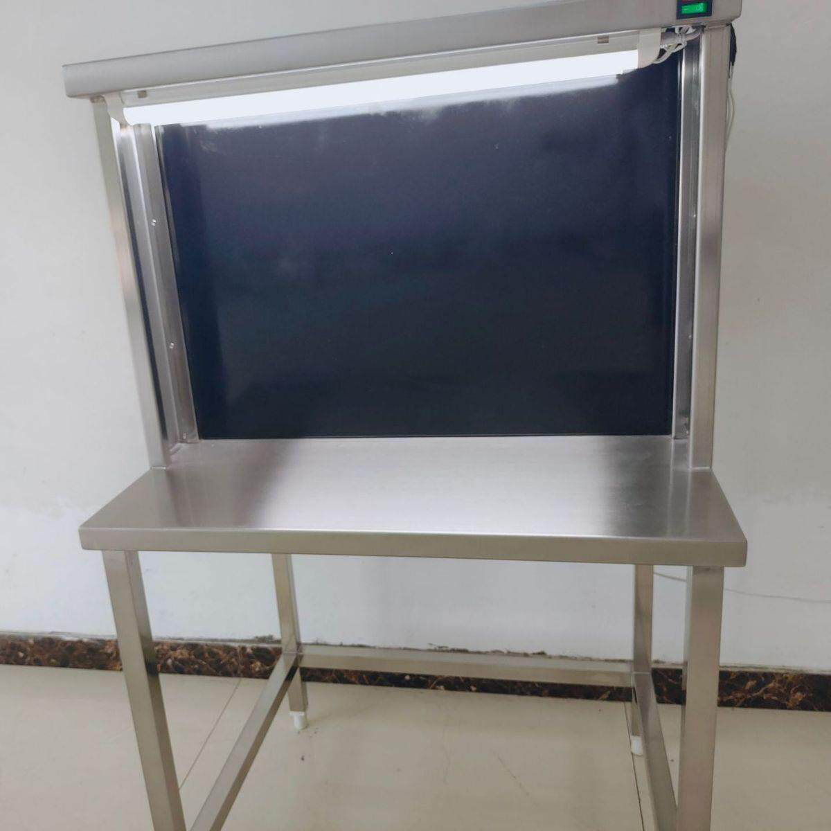 灯检台电子厂配件挑选加厚满焊双控制双人位不锈钢201304