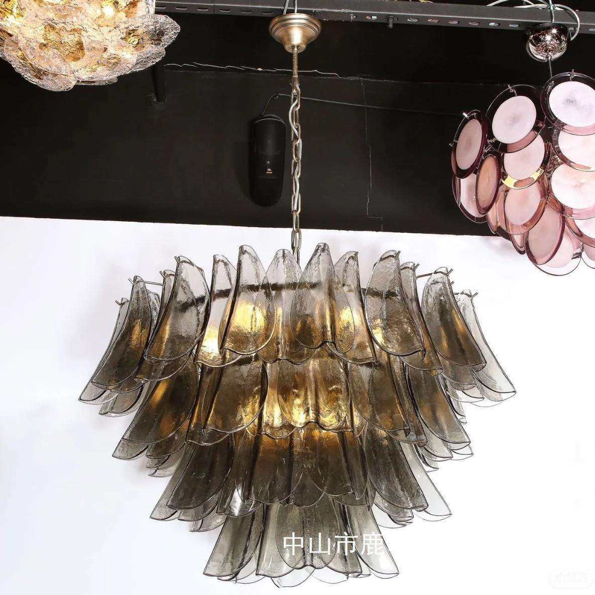 法式轻奢穆拉诺玻璃吊灯感客厅餐厅酒店卧室灯氛围感民宿灯饰