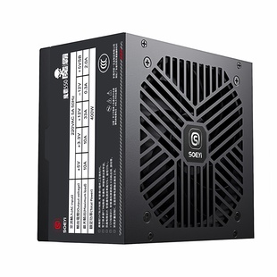 魔霸550台式电脑主机箱ATX电源额定400W峰值500瓦稳定游戏办公