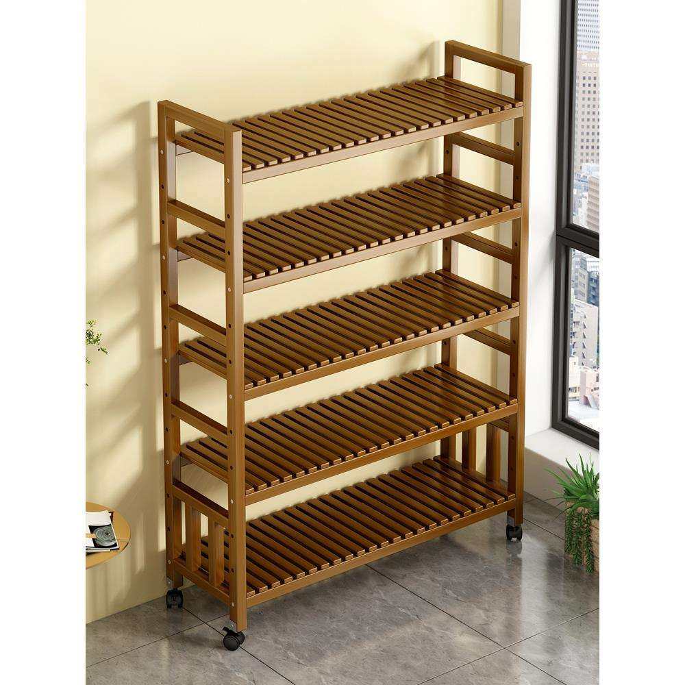 花架置物架阳台室内家用可移动简易现代窗台客厅落地实木室外庭院