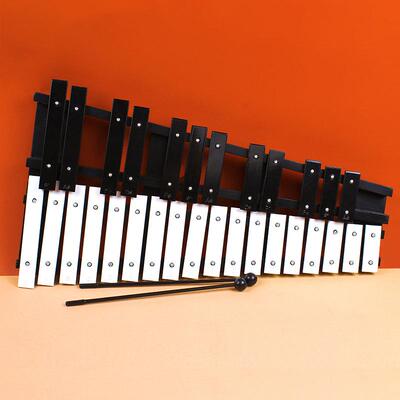 黑白30音铝板琴钢琴木琴小钟琴25音马林巴打击乐器小学生敲琴