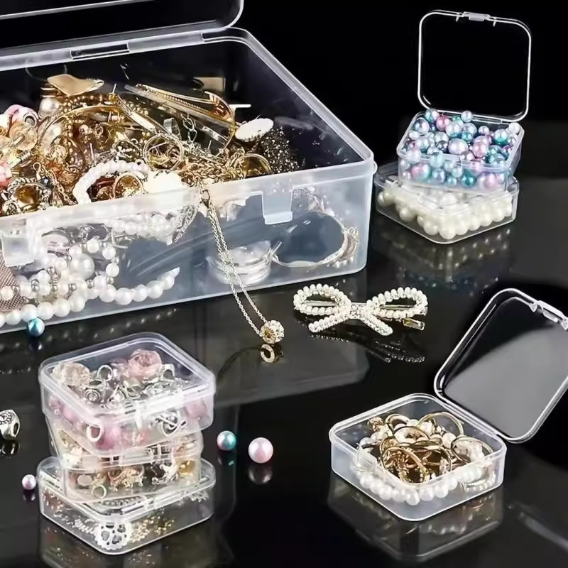 Bead and Nail Art Storage Box: Clear Plastic Organizer - Product image 3