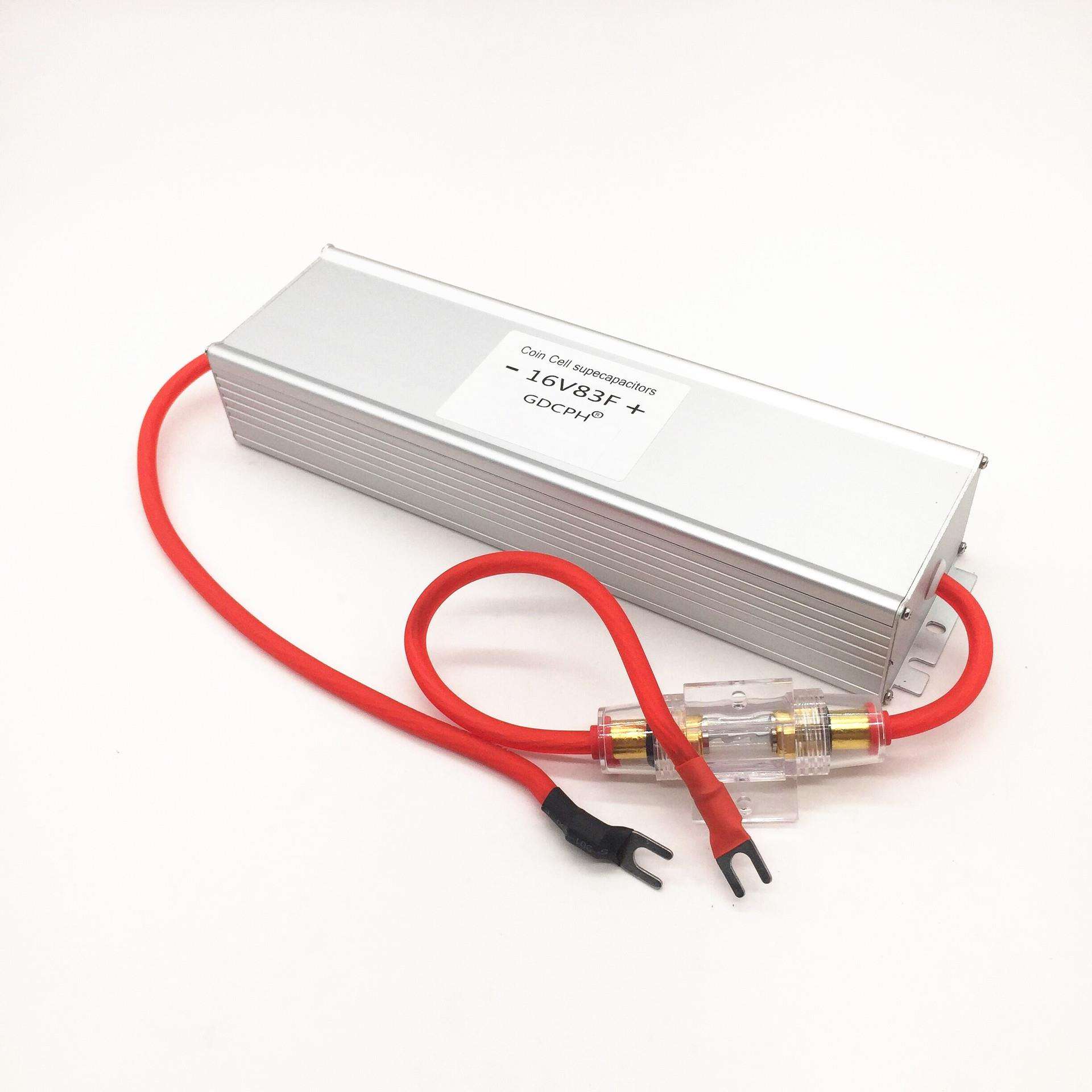 2.7V500F 2.5V700F 16V83F汽车超级法拉电容模组 2.5v600f 增动力