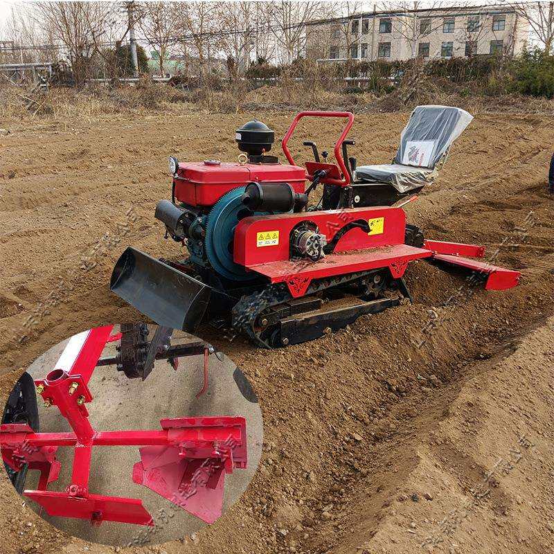 履带式水田拖拉机旋耕机25马力水旱两用开沟施肥机翻土
