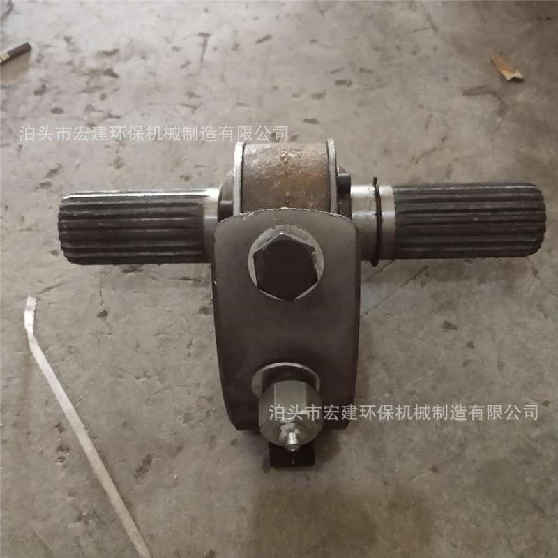 螺旋输送机中吊轴 28齿花键轴 传动管芯连接件吊瓦 u型300绞龙吊