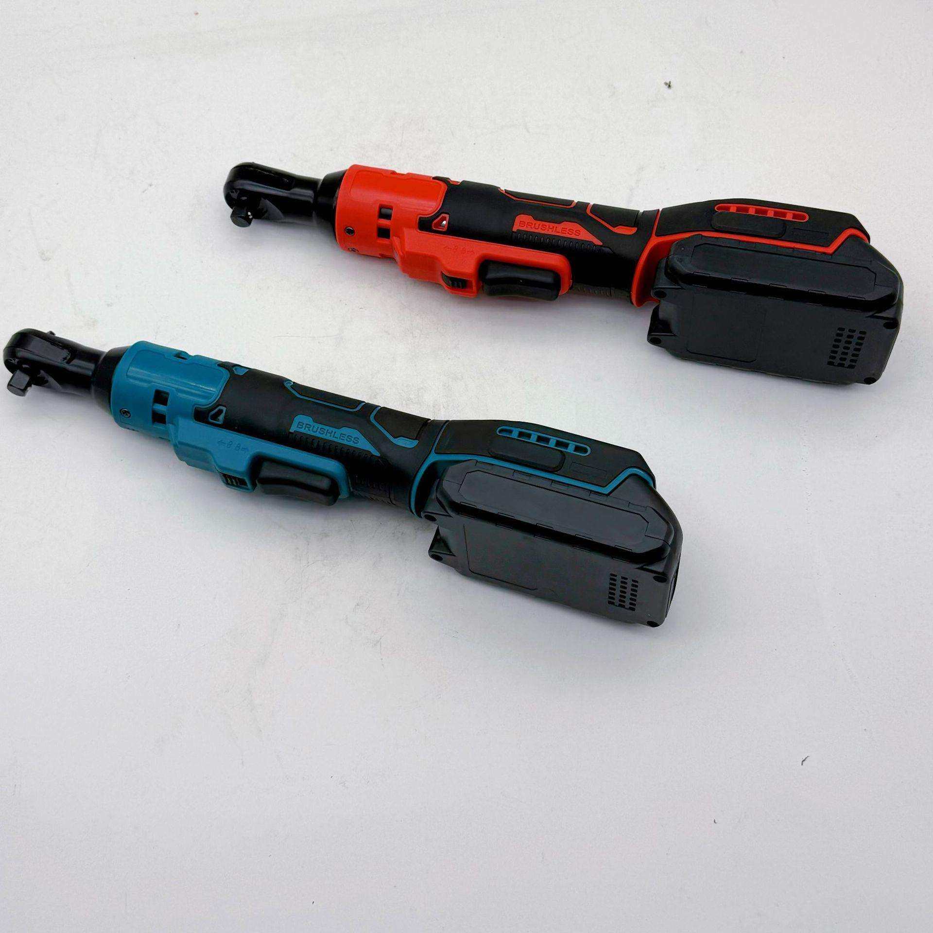 90度直角电动扳手充电式桁架专用角向扳手汽修大扭力锂电棘轮扳手