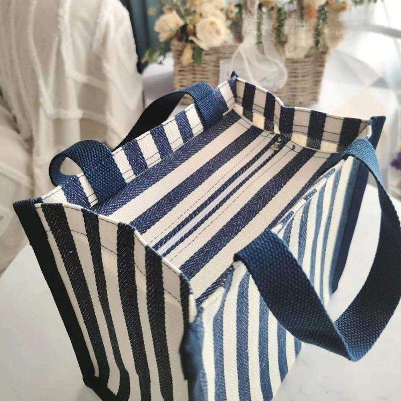 饭盒袋防水手提上班族简约日式带饭大号大容量妈咪手提帆布便东龙