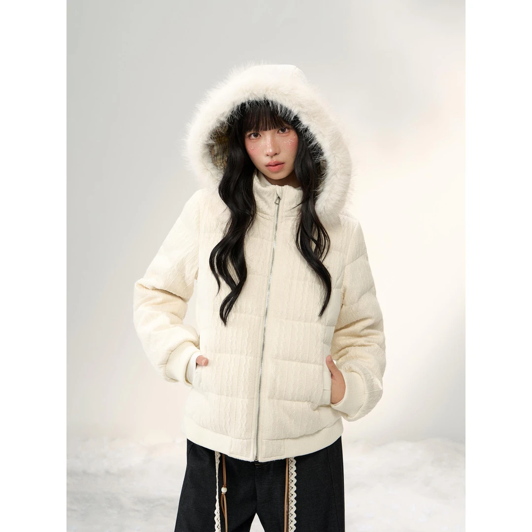 棉服冬季小个子收腰显瘦气质外套