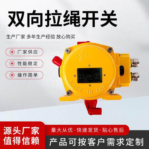 中冠HFLT2-II含地址编码器拉绳开关胶带输送机保护装置