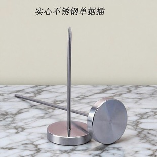 传票叉插纸针插单器小票据单据收银单收纳插票叉夹单器厨房菜单夹