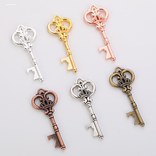 钥匙扣啤酒开瓶器创意简约匙扣钥匙扣啤酒启子男腰挂红酒开瓶器