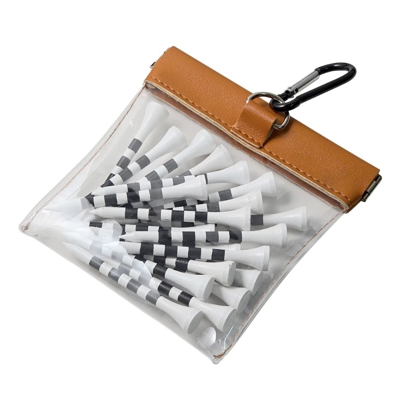 韩版高尔夫球包自动闭合球钉收纳袋腰包PVC果岭叉球tee马克收纳包