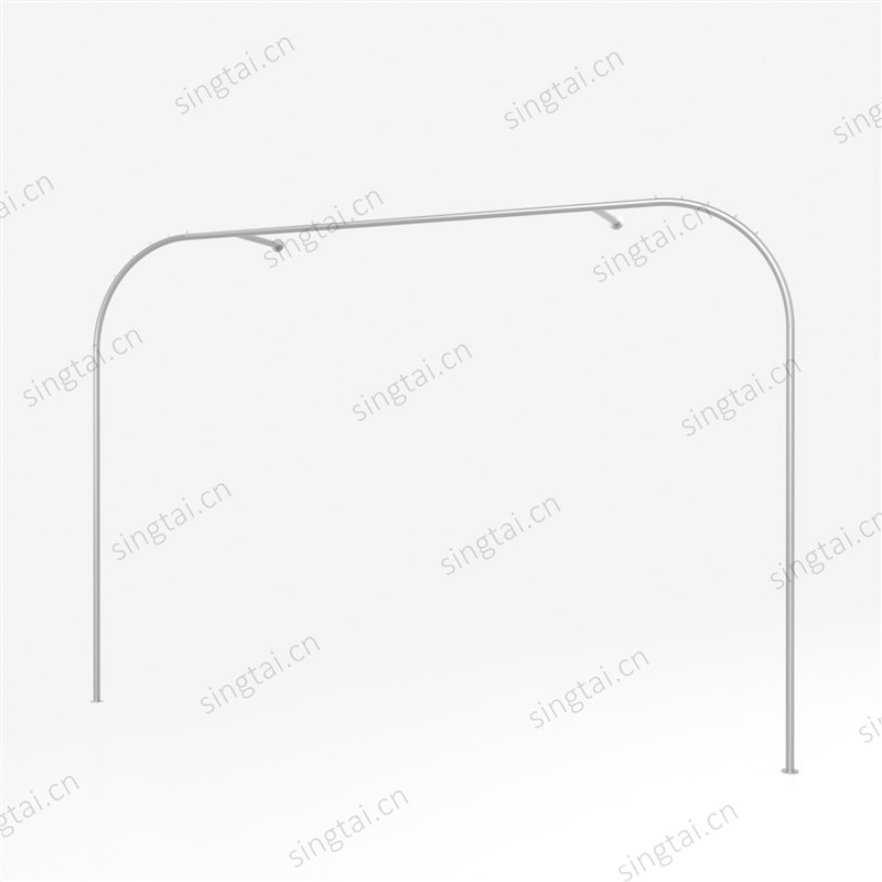 服装店靠墙架不锈钢壁挂式挂衣杆上墙侧挂架衣服落地架圆管展示架