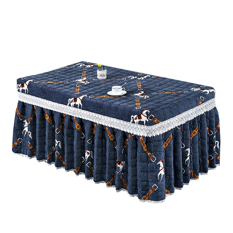 烤火桌子罩套冬季加厚长方形茶几罩电炉罩家用取暖桌罩新款烤火罩