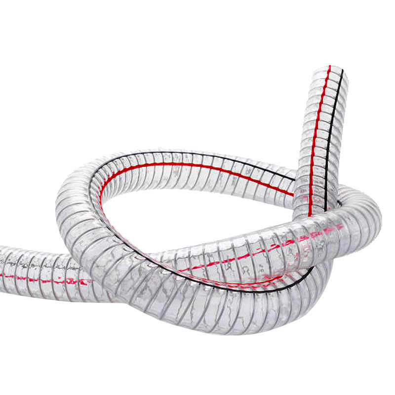 整卷包邮PVC钢丝管透明钢丝软管耐高温管6分真空/1寸/1.2寸/3/2寸