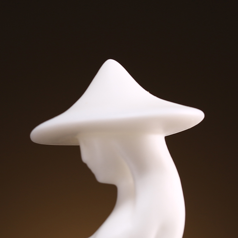 武侠历史人物摆件陶瓷客厅书房禅意装饰盆景造景桌面茶盘创意摆设