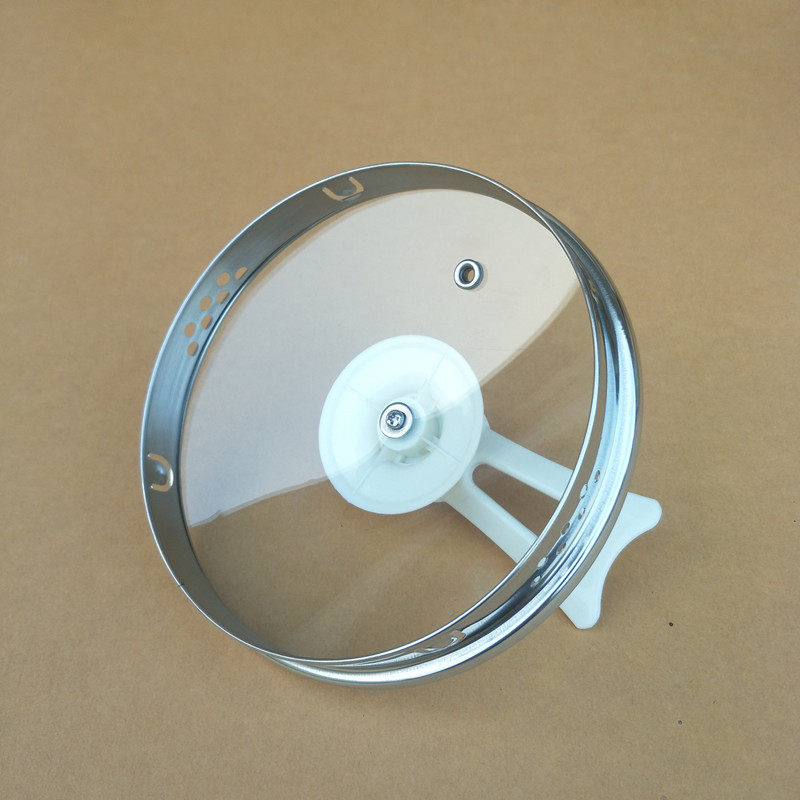 小南瓜养生壶盖子通用YSH-101/1.8L钢化玻璃盖304不锈钢煮茶壶盖