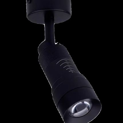 明装吸顶式调焦射灯led小角度酒吧饭厅博物馆聚光变焦气氛灯7W12W