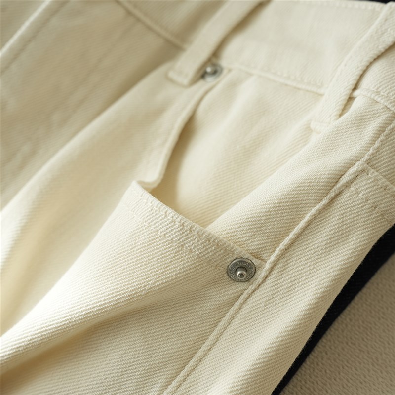 窄版直筒裤 女士中腰弹力牛仔裤 显瘦百搭烟管长裤 春秋款女装