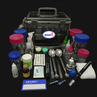 安利产品示范工具箱实验套装大号透明示范箱塑料手提箱水质检测盒