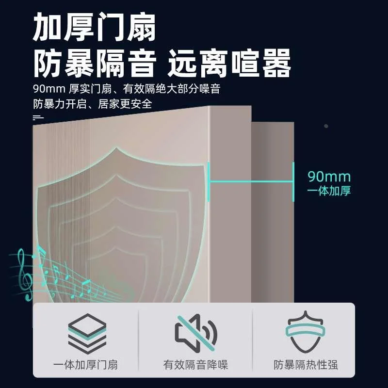 金凯德高端入户门甲级防盗门精品进家用户门安全门定制子母门新品