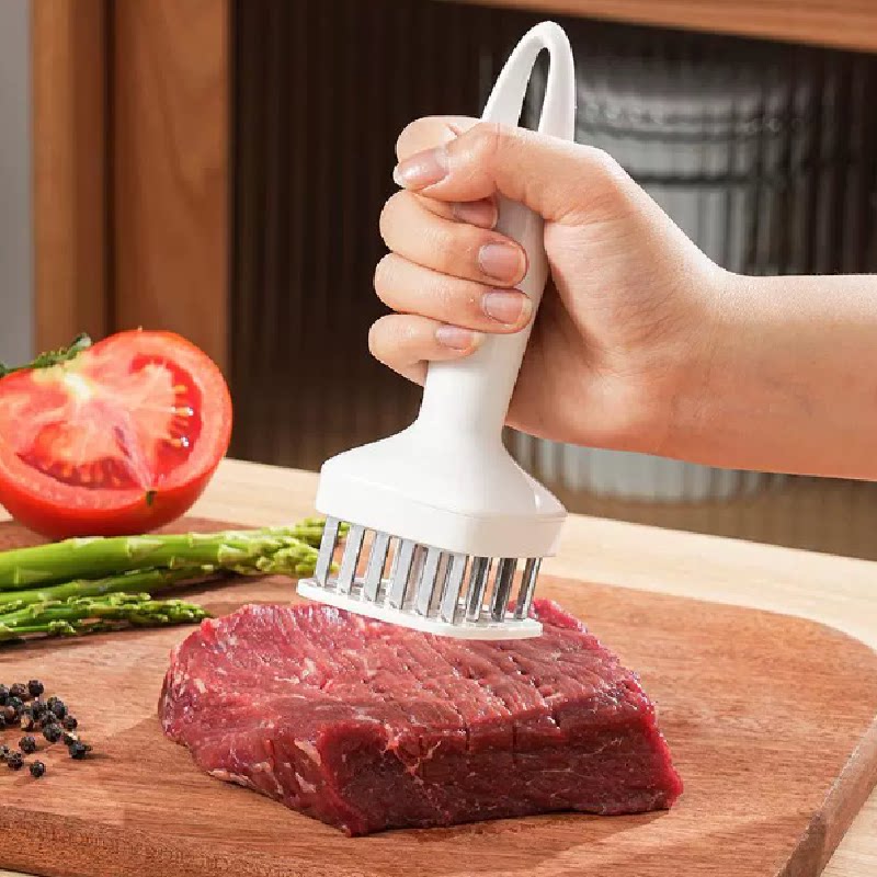不锈钢钉猪皮猪肉锤扣肉针肉插松肉器烧肉插牛筋叉牛扒排工具肉叉