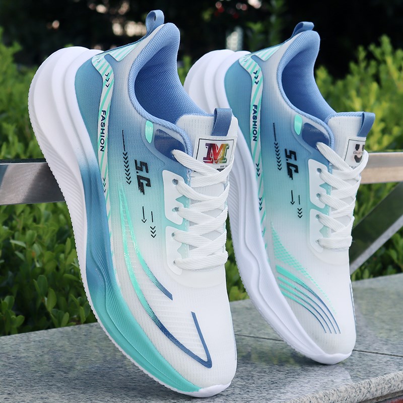 夏季冰丝轻薄运动鞋男鞋超轻透气网面软底男士防臭减震青年跑步鞋