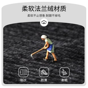 红色防滑垫厨房玄关家用门口进门脚垫 地垫入户门垫202m4龙年新款