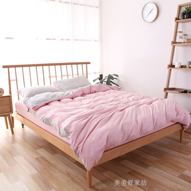 日式天竺棉被套单件1.5*2cm纯棉被罩1.8x2.0x2.2x2.3W*2.4米可订