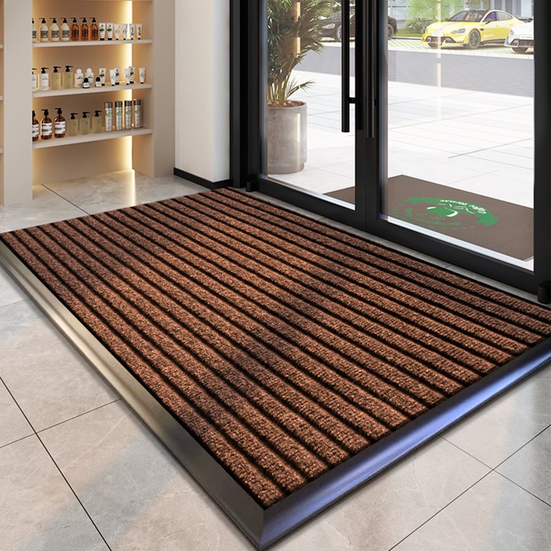 商用地垫入户门垫店铺大门口户外迎宾地毯加厚吸水可定制防滑脚垫