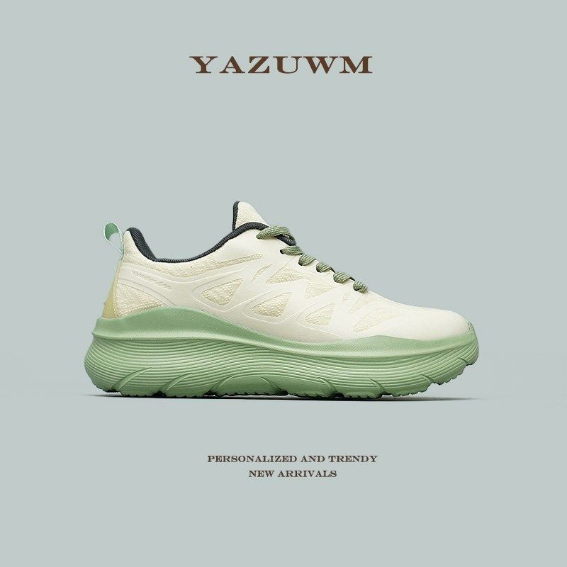 【5CM厚底】情侣超软轻便舒服运动休闲鞋男女外贸稀缺健身慢跑鞋