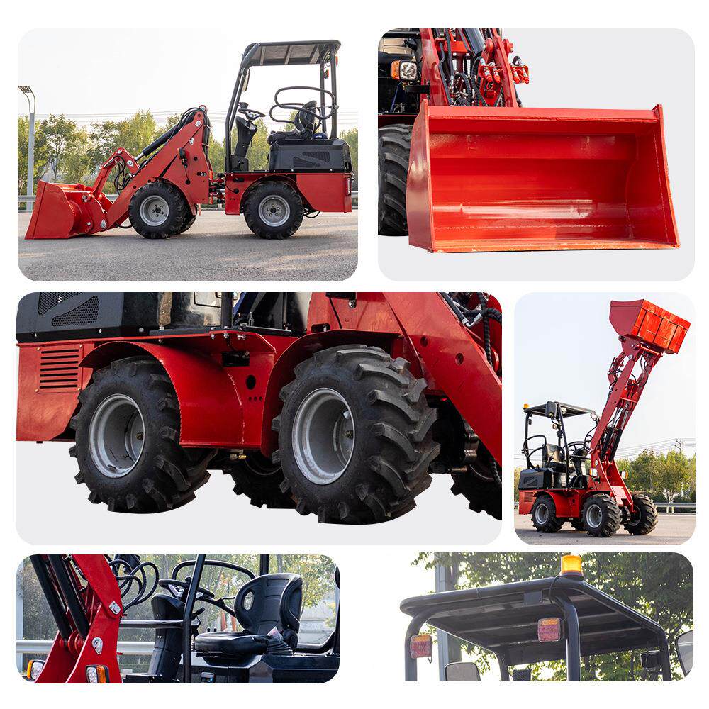 现货出清口欧HT美DL06小型轮式725装载机 道路理挖掘路装面破碎载