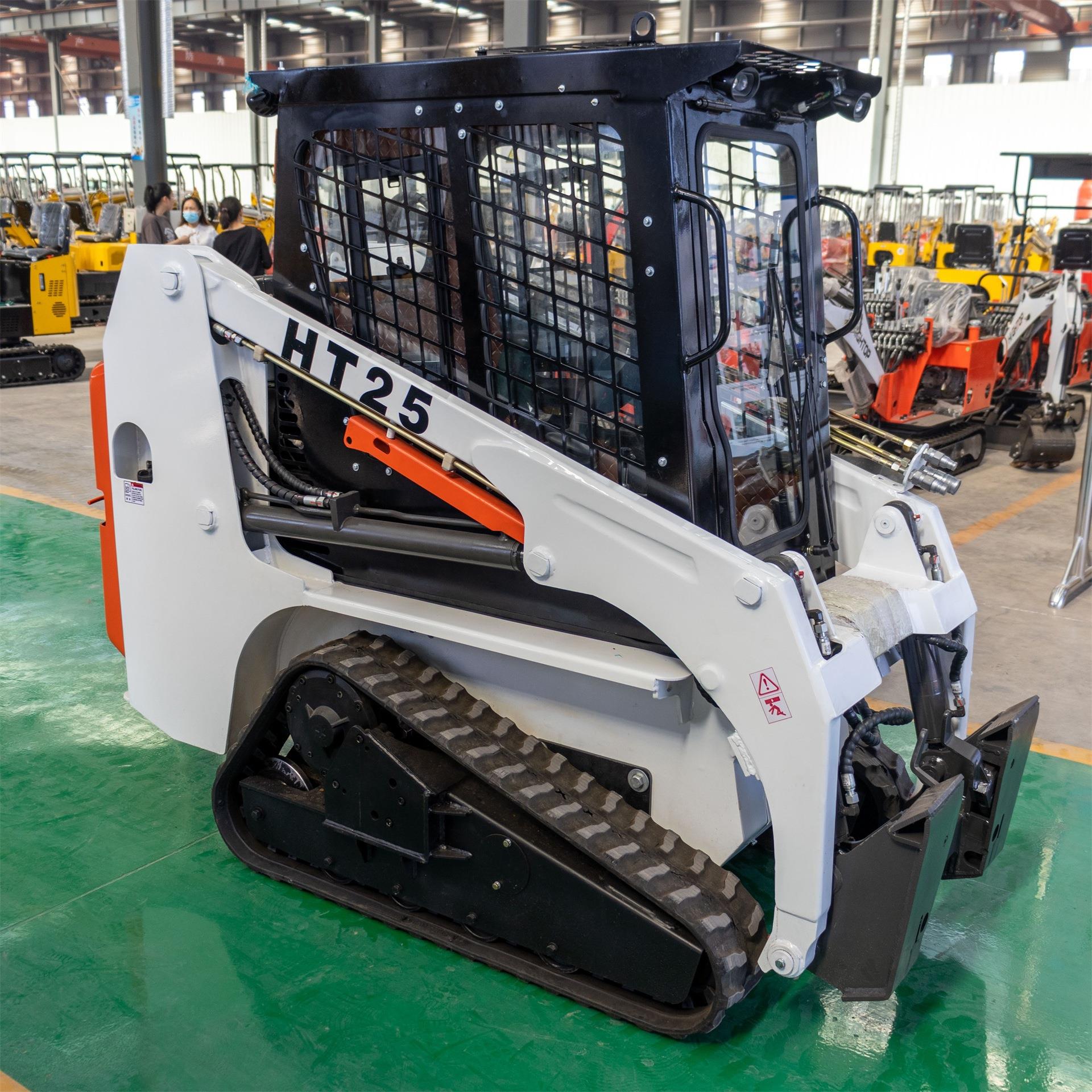 出HT25多 Skid Stee Loader口欧r美 工919程滑移小铲车功能滑移装