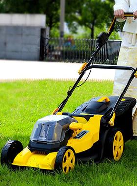 物业学校草坪用手式草坪扶机除 电动40V锂草坪车电 草车UFE家用出