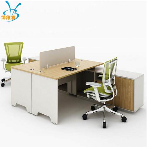 员桌L办公桌椅组合简职约屏风隔断卡座工位电脑桌椅 型单员人位