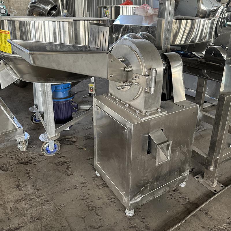 型不锈钢齿盘粉碎 中药材粉EXN机 黄小芪当归304不机锈钢粉打碎机