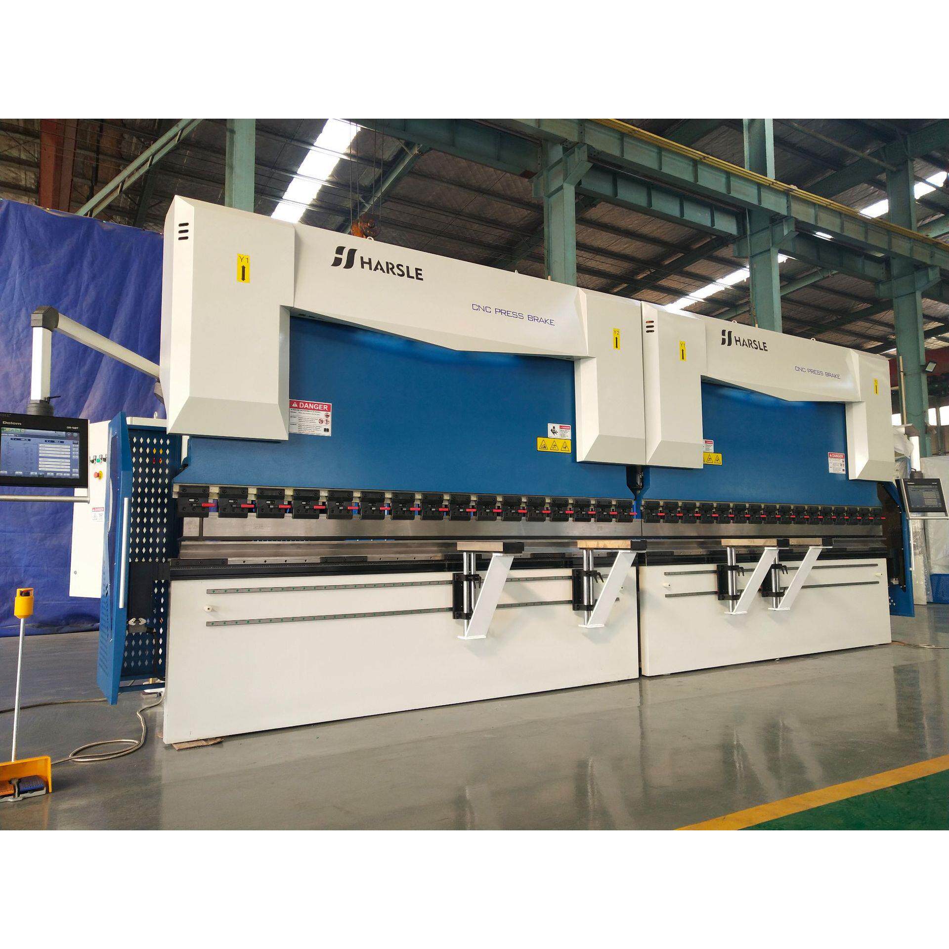 D电液0伺服控折单机200T弯机6米双机联动 折20吨6米D数A53T系统58