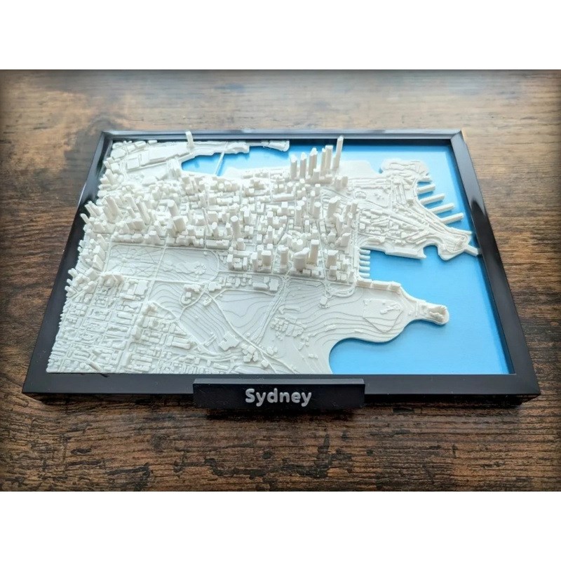 悉尼微缩城市模型3d打印摆件装饰礼品礼物客厅办公桌面创意桌搭