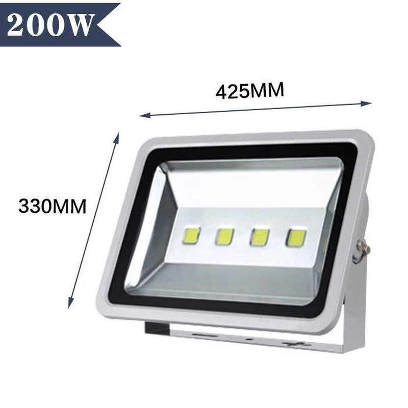 led投光灯户外泛光灯防水广告灯室外照明200w射灯庭院工厂房路灯